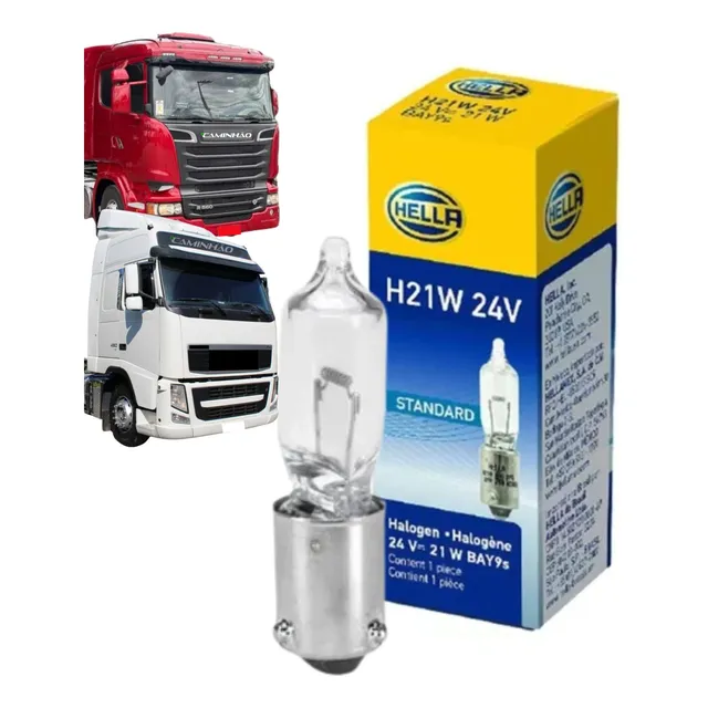 Lâmpada H21 24v Pisca Seta Fh / S5 Original Hella