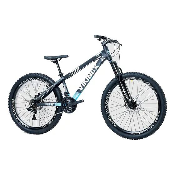 Bicicleta Mountain Bike Vikingx Tuff 30 Aro 26 - Preto/Azul