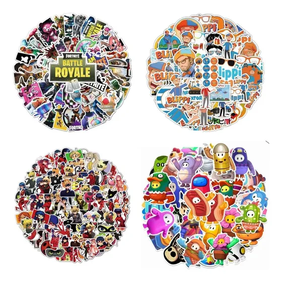 Stickers Para Niños - Set De 50 Stickers / Calcomanías