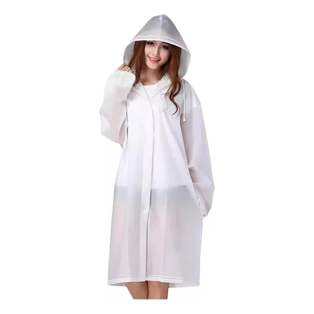 Pilot De Lluvia Con Botones Chubasquero Impermeable Adulto