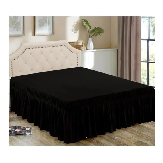 Faldones De Cama Elasticados Lisos 2 Plazas