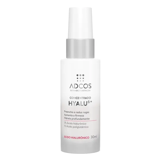 Adcos Concentrado Hyalu 6+ - Sérum Anti-idade Hidratante 30m Momento de aplicação Dia/Noite Tipo de pele Normal