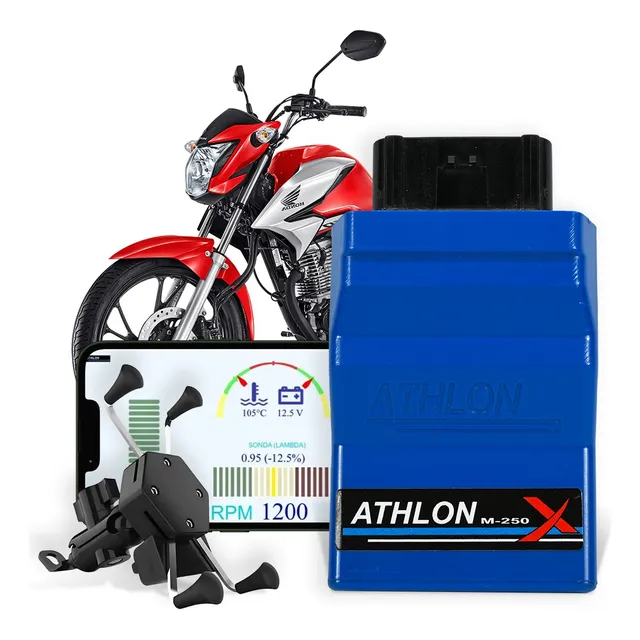 Módulo Athlon M250x Central De Injeção Eletrônica Moto Mapa