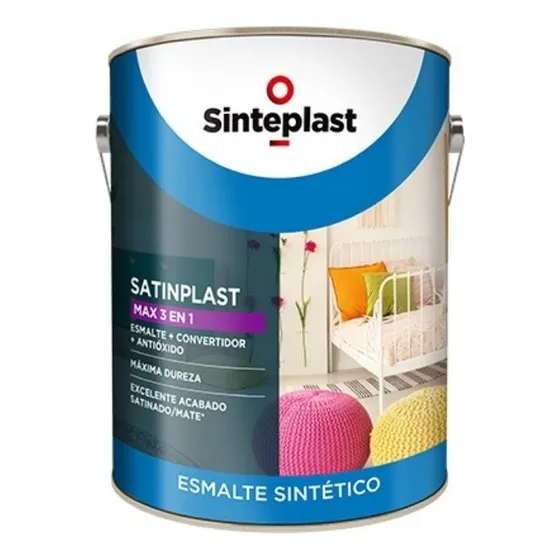 Esmalte Antióxido Convertidor 3 En 1 Mate 4 Lts Color Blanco Mate