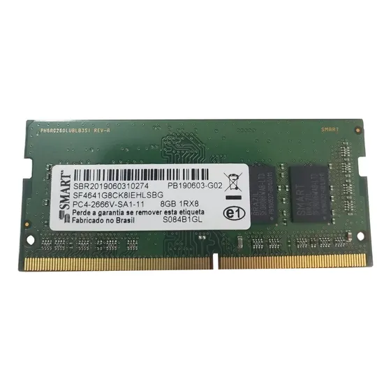 Memórias Notebook Ddr4 8gb Frequências E Marcas Variadas