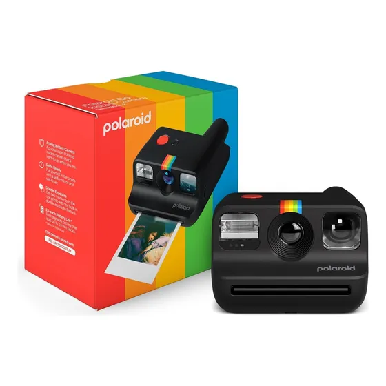 Câmera De Filme Instantâneo Polaroid Go 2 Gen Retrô - Preta