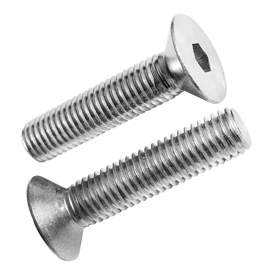 Parafuso Allen Inox Cabeça Chata Cônica M6 X 20mm Kit 25 Pçs