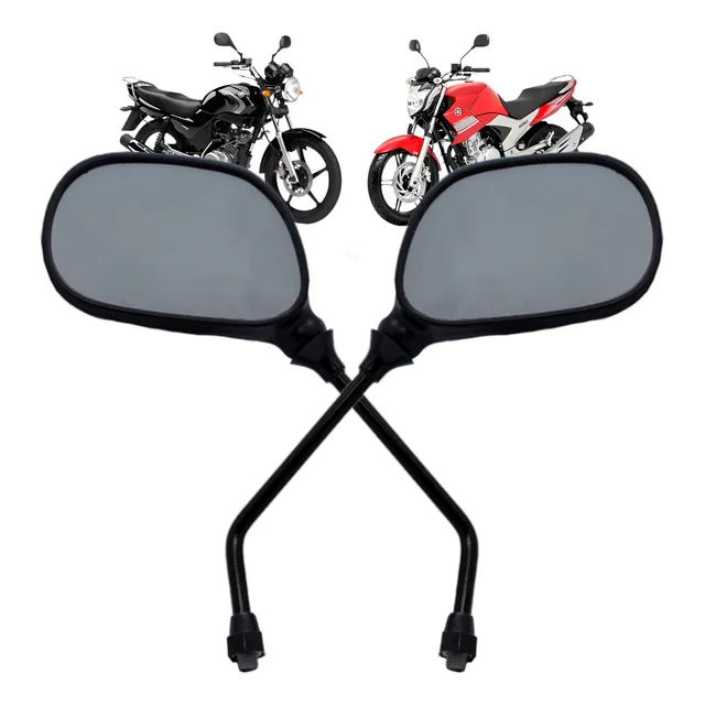Par Retrovisor Para Yamaha Ybr Factor Fazer 125 150 Xtz 250