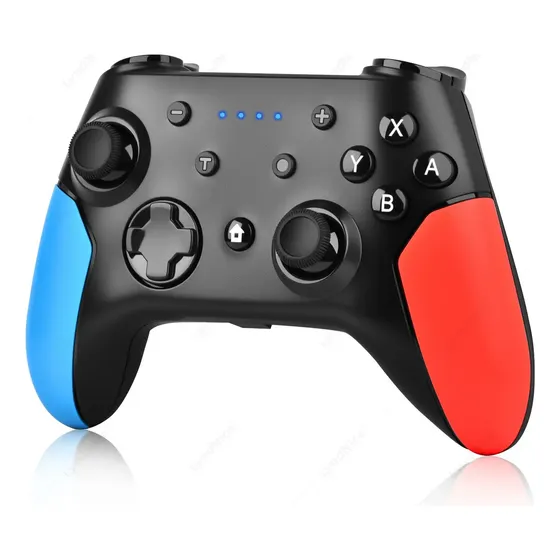 Gamepad Inalámbrico Lyndnice p/ Switch, Switch Lite y OLED con Vibración y Giroscopio