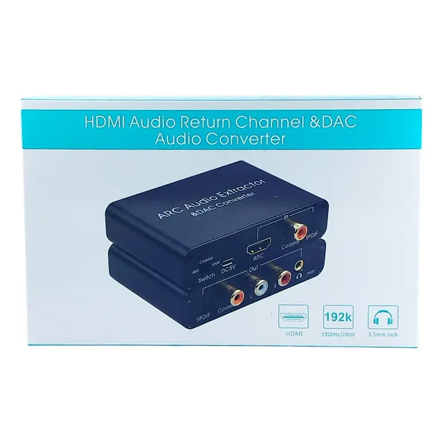 Convertidor De Audio Digital Con Extractor De Audio Hdmi Arc