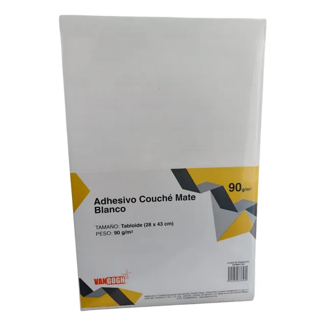 Papel Adhesivo Tabloide Mate 28x43 Van Gogh Pack - 50 Hojas