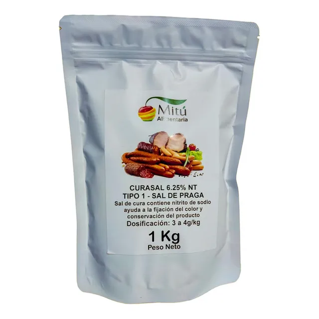 Sal De Cura - Curasal - Sal De Praga - 1 Kg 6.25% Nitrito