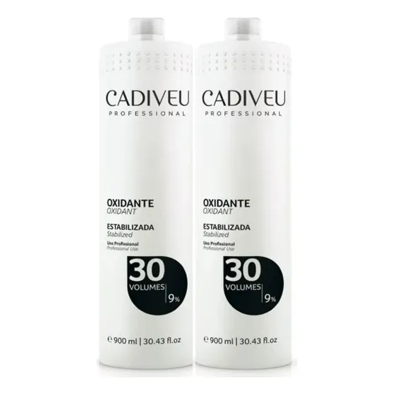 Cadiveu Água Oxigenada Ox 30 Volumes 2 Unidades - 2x900ml