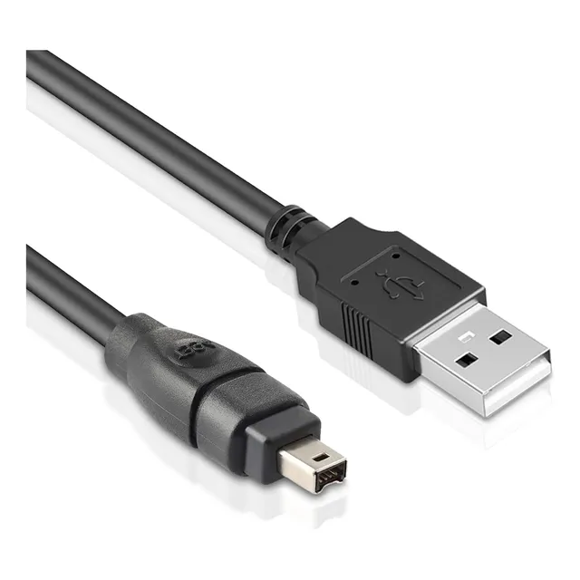Cable Firewire Ieee 4 Pin 1394 A Usb Macho / Macho 1.8 Mts
