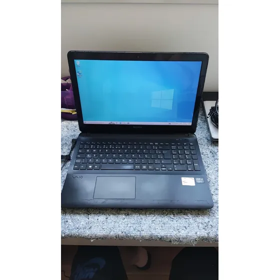 Notebook Vaio I5 - Bom Estado, Ideal Para Estudo E Trabalh