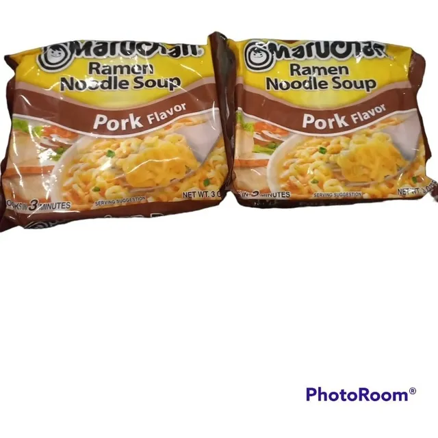 Combo Ramen Noodle Soup Maruchan 2 Piezas Puerco Pork Flavor