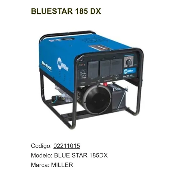 Máquina De Soldar Bluestar 185 Dx ,miller