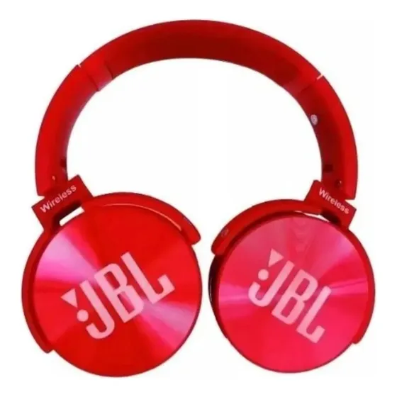 Fone De Ouvido Sem Fio Bluetooth Jbl950vermelho