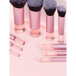 Kit 10 Pincéis De Maquiagem Com Estojo Travel Viagem Shein Kit 10 Pincéis De Maquiagem Com Estojo Travel Viagem Shein