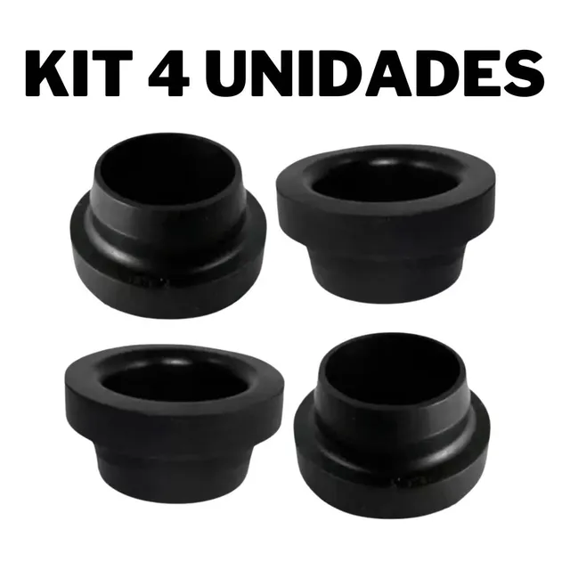 Kit 4 Goma Suplemento Espiral Trasero Aveo Matiz Spark