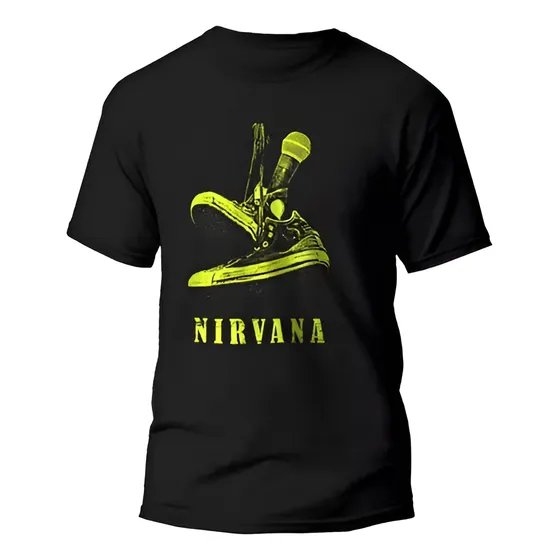 Remera Nirvana, Grounge, Kurt Cobain, Rock Unisex