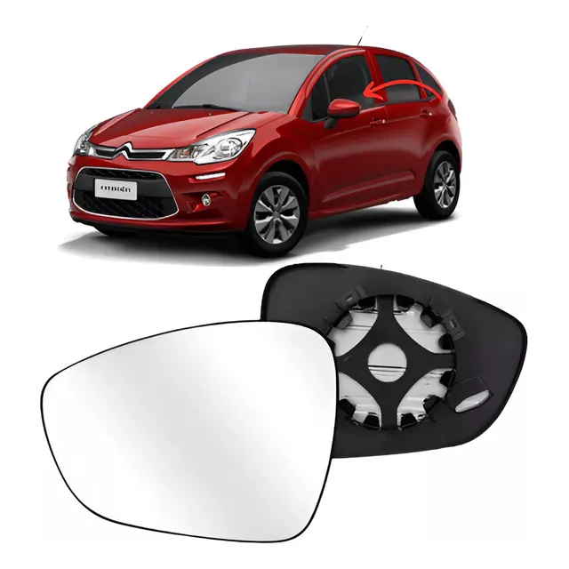 Espejo Vidrio Placa Citroen C3 2013 2014 2015 2016 2017 Ftm