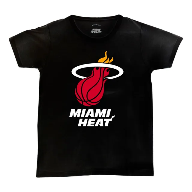 Miami Heat Logo- Remera 100% Algodón 