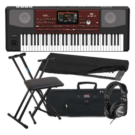Korg Pa700 61-key Arranger Workstation, Keyboard 