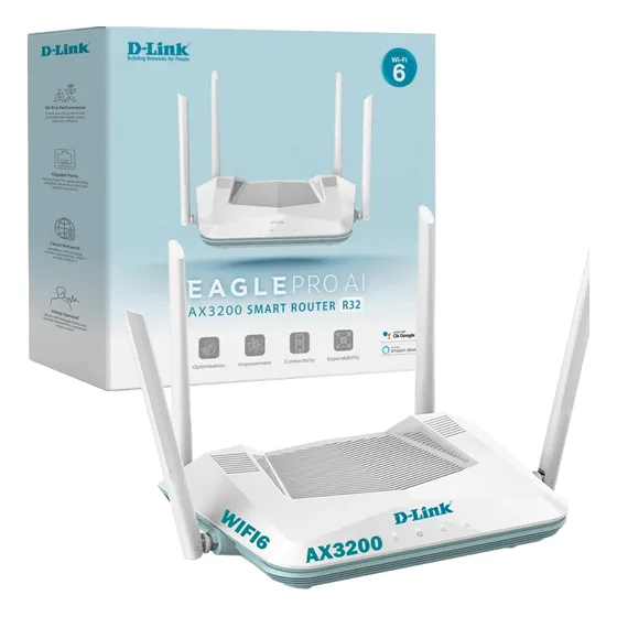 Router Mesh Alexa Ax3200 Fibra Optica Wifi6 126 Usuario