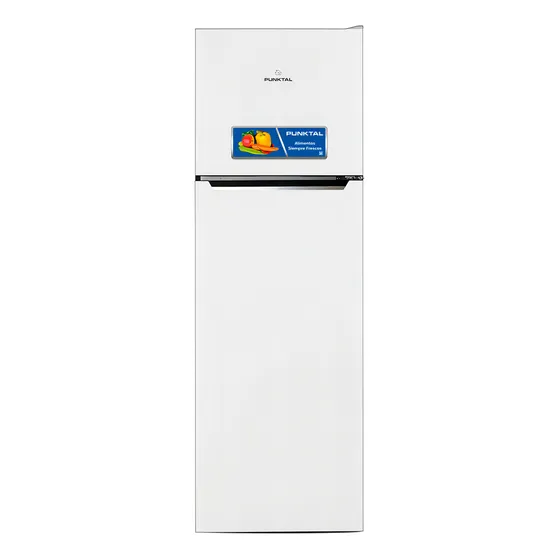 Refrigerador Punktal F/s 210 Lts Blanco Pk-244fsb