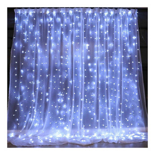 M 6x3 Metros De La Cortina De Luz Led Con Mando A Distancia M 6x3 Metros De La Cortina De Luz Led Con Mando A Distancia