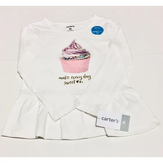 Carters. Oferta Franelas Ninas Diferentes Modelos Originales
