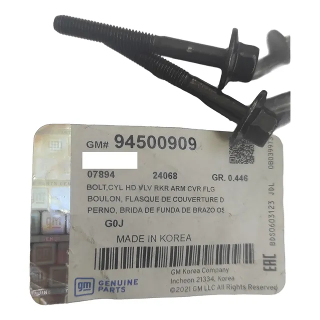 Tornillos Tapa Valvula Aveo Original Gm