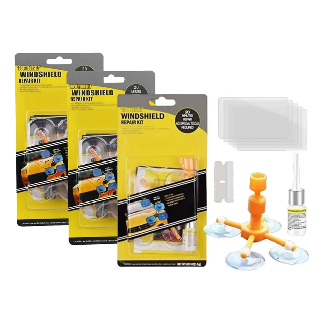 3 Juegos Kit Reparación Parabrisas Coche For Reparar Arañaz