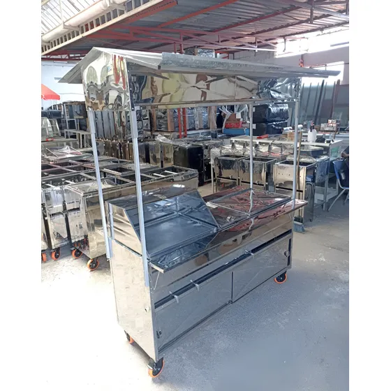 Carro Perro Caliente Y Hamburguesa Extragrande Techo Y Depos