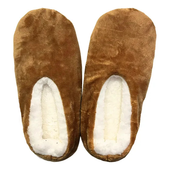 Pantuflas Tipo Media Diseño Liso Mm-8490