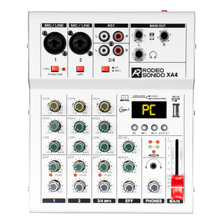 Mezclador Audio Rs Xa4 Audio 4 Canales Mixer Usb Bluetooth Mezclador Audio Rs Xa4 Audio 4 Canales Mixer Usb Bluetooth
