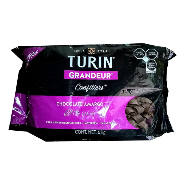 Chocolate Turin Amargo 70% 6 Kg. Oferta!!