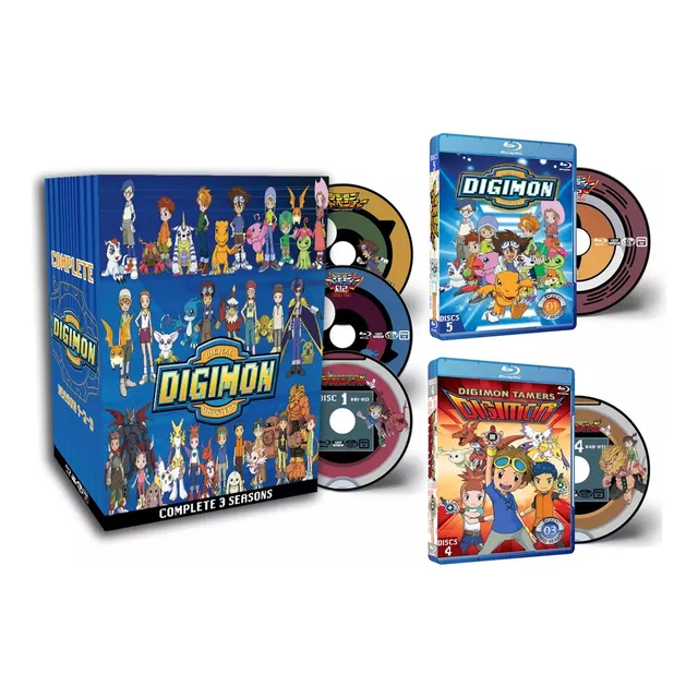 Anime Digimon Adventure 1 2 3 Serie Completa Hd Latino
