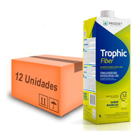 Caixa Com 12 Trophic Fiber 1 Litro . 1,2 Kcal/ml Caixa Com 12 Trophic Fiber 1 Litro . 1,2 Kcal/ml
