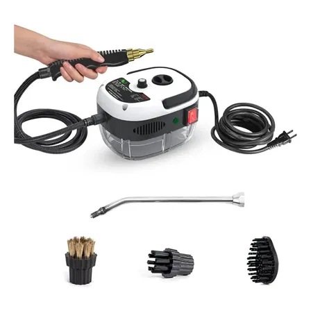 Limpador A Vapor Portátil 2500w Alta Pressão Branco