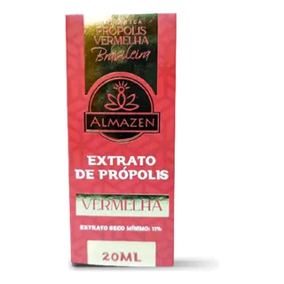 Extrato De Propolis Vermelho 20ml - Almazem Extrato De Propolis Vermelho 20ml - Almazem