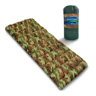 Colchonete Camping Camuflado Solteiro Ecocamping 190x60cm Colchonete Camping Camuflado Solteiro Ecocamping 190x60cm