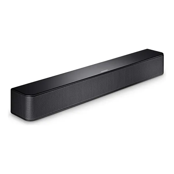 Barra de som preta Bose Solo Soundbar Series Ii