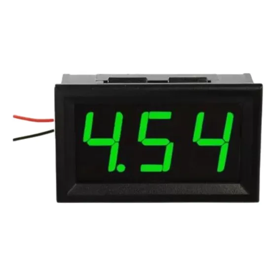 Voltimetro Digital Dc 4,5v-32v Verde