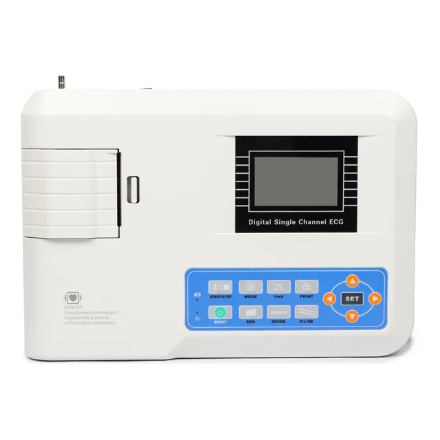 Electrocardiografo 12 Der 1 Canal Contec Ecg100g Lcd Color