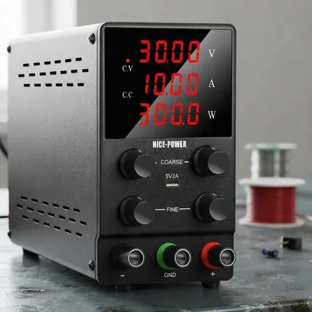 Fonte Alimentação Bancada 30v 10a 300w Regulável Usb 220v In
