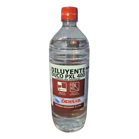 Duco Pxl 400 Piroxilina Invierno 1 Litro Diluyente Dideval Cerdas Transparente