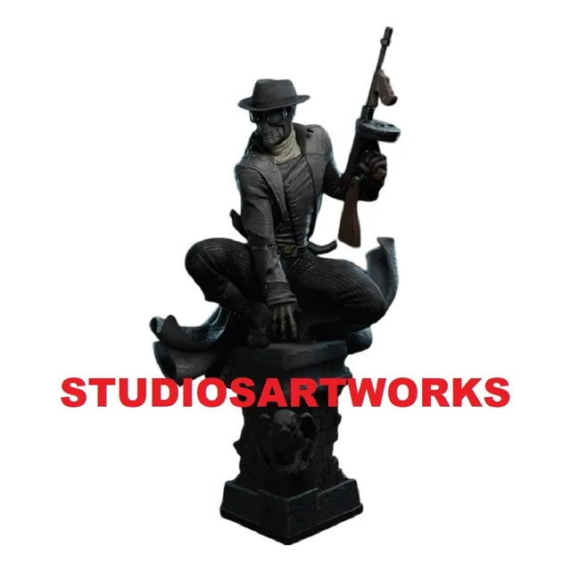 Spiderman Noir Figura Accion Model Kit Para Armar Y Pintar