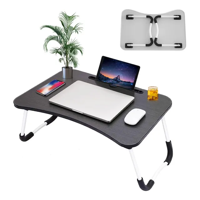 Mesa De Cama Plegable Para Laptop Accesorios Negro